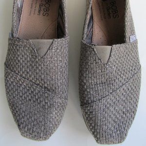 Bobs Skechers Taupe Woven